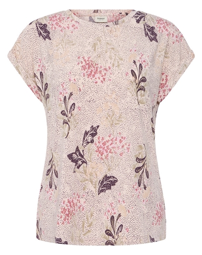 Fransa - FRSeen T-shirt - Serena Floral Pumicestone